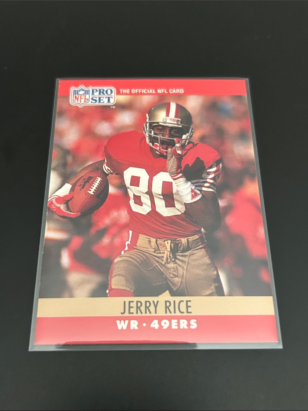 Jerry Rice San Francisco 49ers football card